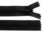 Nahtverdeckter Reißverschluss 18 cm in Schwarz, Spirale 3 mm